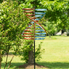 Load image into Gallery viewer, Metal Twisting Helix Spinner 90"H