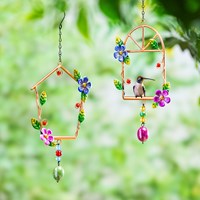 Load image into Gallery viewer, What She Shed Bird Feeder, Assorted Metal Hummingbird Swing