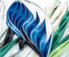 Load image into Gallery viewer, Quilled Great Blue Heron Greeting Card