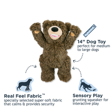 Load image into Gallery viewer, Tall Tails Rope Body Grizzly Bear 14"