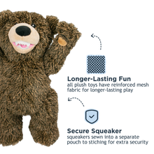 Load image into Gallery viewer, Tall Tails Rope Body Grizzly Bear 14"