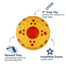 Load image into Gallery viewer, Tall Tails Natural Rubber Bee Hive Toy 4"