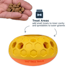 Load image into Gallery viewer, Tall Tails Natural Rubber Bee Hive Toy 4"