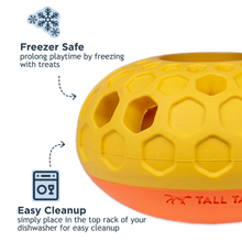 Load image into Gallery viewer, Tall Tails Natural Rubber Bee Hive Toy 4"