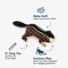 Load image into Gallery viewer, Tall Tails Chipmunk with Squeaker
