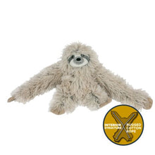 Load image into Gallery viewer, Tall Tails Plush Rope Body Sloth Squeaker Toy 16"