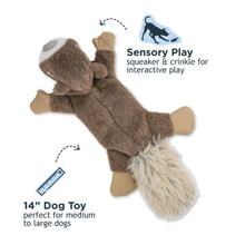 Load image into Gallery viewer, Tall Tails Plush Stuffless Squirrel Squeak Toy - 16"