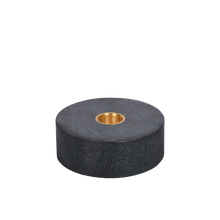 Load image into Gallery viewer, Marble Base Candleholder, Black, 3.9" x 1.4"