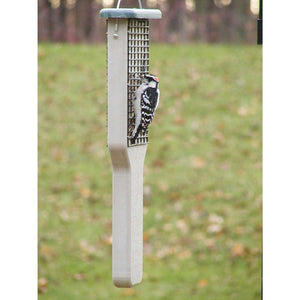 Recycled Suet Feeder - Double - Pileated Tail Prop