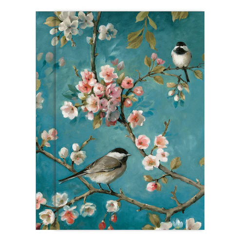 Purse Pad with Pen - Painted Birds