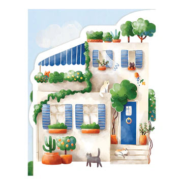 Purse Pad with Pen - Cat House