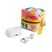 Load image into Gallery viewer, Folk Collage Earbud Case - 3x3in
