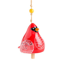Load image into Gallery viewer, Cardinal Bird Song Mini Bell - 3x4in
