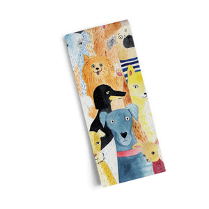 Dog Park 100% Cotton Tea Towel