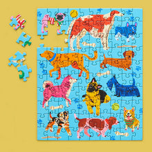 Load image into Gallery viewer, Pooches Playtime 100 Piece Puzzle Snax

