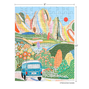 Day Tripping 100 Piece Jigsaw Puzzle Snax