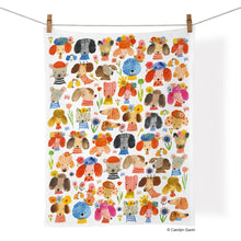 Load image into Gallery viewer, Dog Eared 100% Cotton Tea Towel
