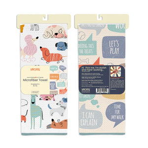 If Dogs Could Talk Microfiber Towel