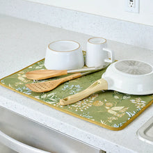 Load image into Gallery viewer, Kitchen Herbs Dish Drying Mats

