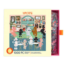 Load image into Gallery viewer, Poodle Martini Lounge - Square 1000 Piece Puzzle
