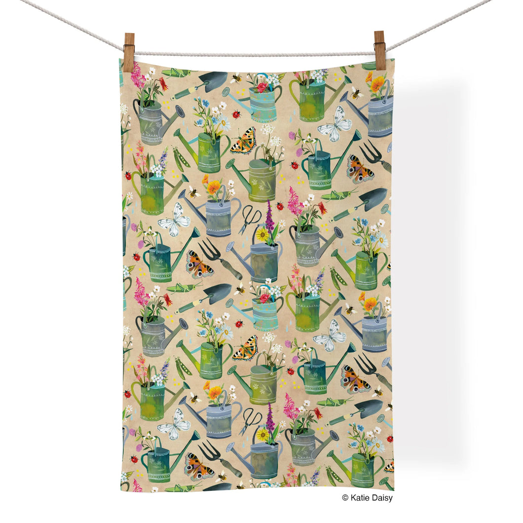 Water Cans Cotton Tea Towel