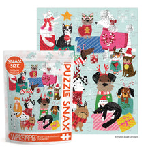 Load image into Gallery viewer, Holiday Gift Exchange 100 Piece Puzzle Snax
