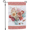 Fall Floral Vase Garden Flag