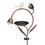 Solar Bird Feeder Stake Flowers