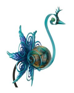 Swirl Solar Stake Heron