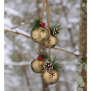 Bells Ornament - Gold