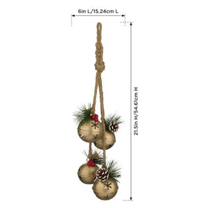 Bells Ornament - Gold