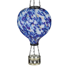 Load image into Gallery viewer, Murano Hot Air Balloon Solar Lantern - Blue

