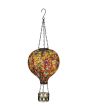 Murano Hot Air Balloon Solar Lantern - Orange