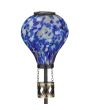 Murano Hot Air Balloon Solar Stake - Blue