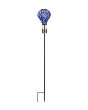 Load image into Gallery viewer, Murano Hot Air Balloon Solar Stake - Blue
