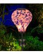 Murano Hot Air Balloon Solar Stake - Blue