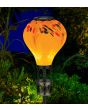 Murano Hot Air Balloon Solar Stake - Yellow