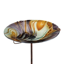 Load image into Gallery viewer, Birdbath/Feeder Stake - Swirl Black
