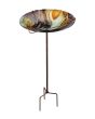 Birdbath/Feeder Stake - Swirl Black