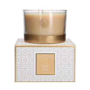 Votivo Gilded Pear Holiday 3 Wick Candle