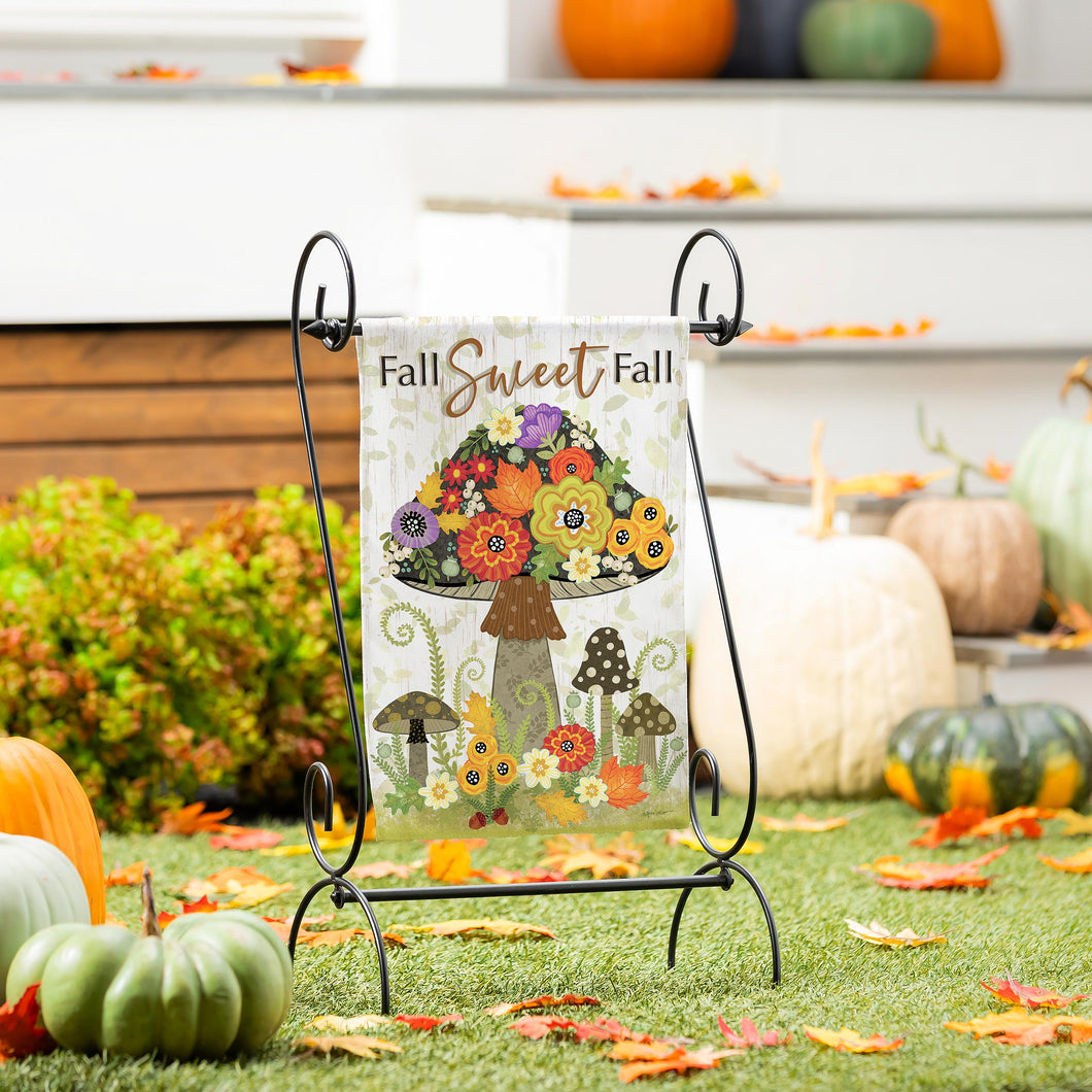 Fall Sweet Fall Burlap Garden Flag