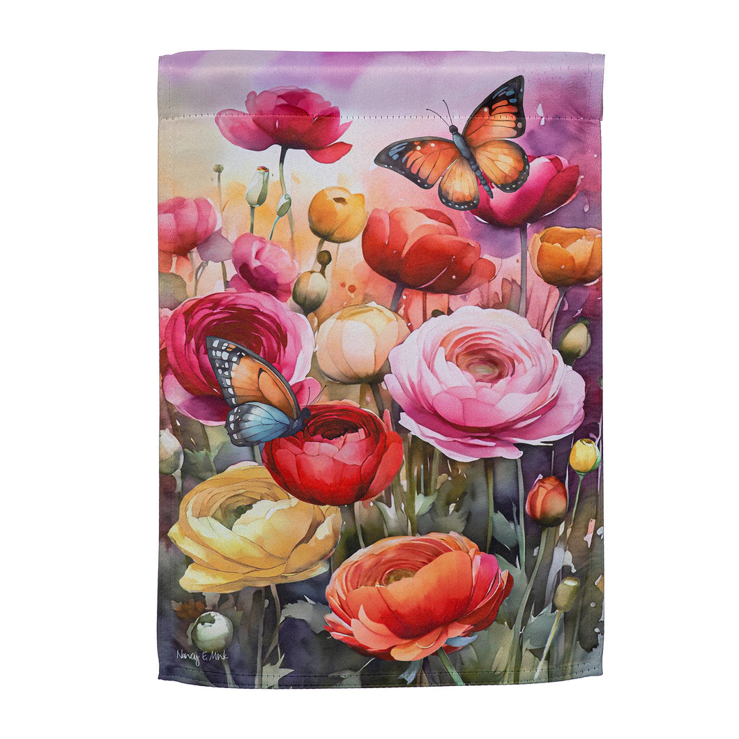 Sunset Garden Flag