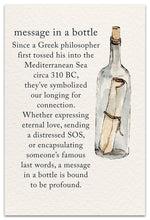 Load image into Gallery viewer, Message in a Bottle Card
