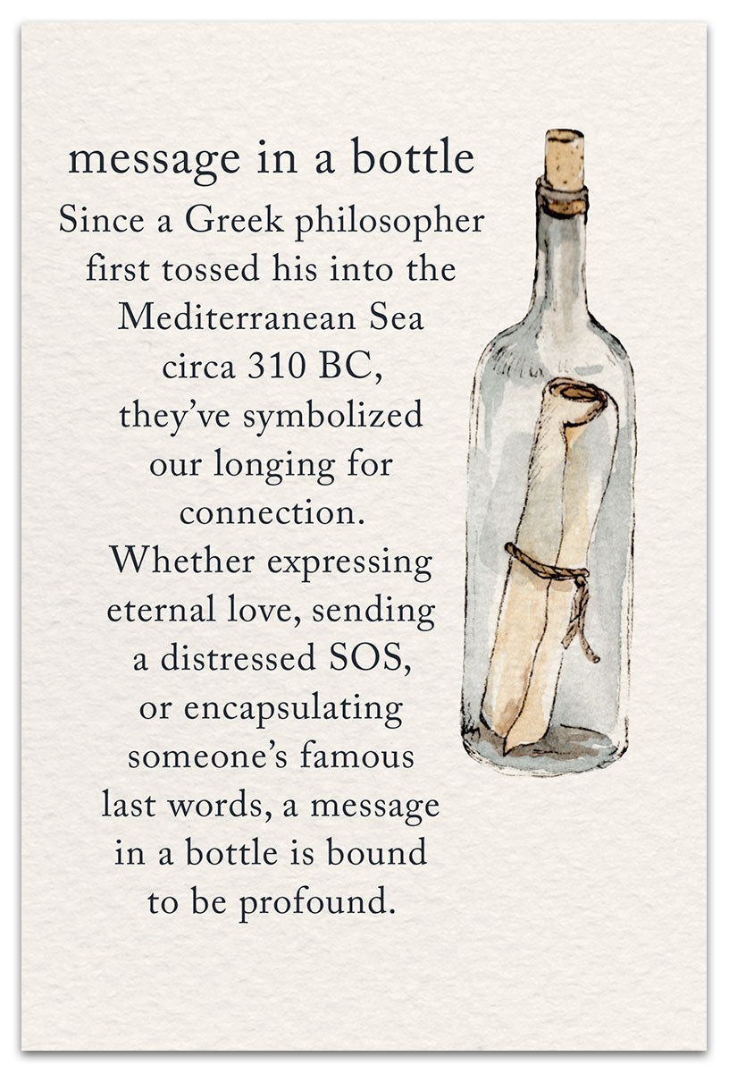 Message in a Bottle Card