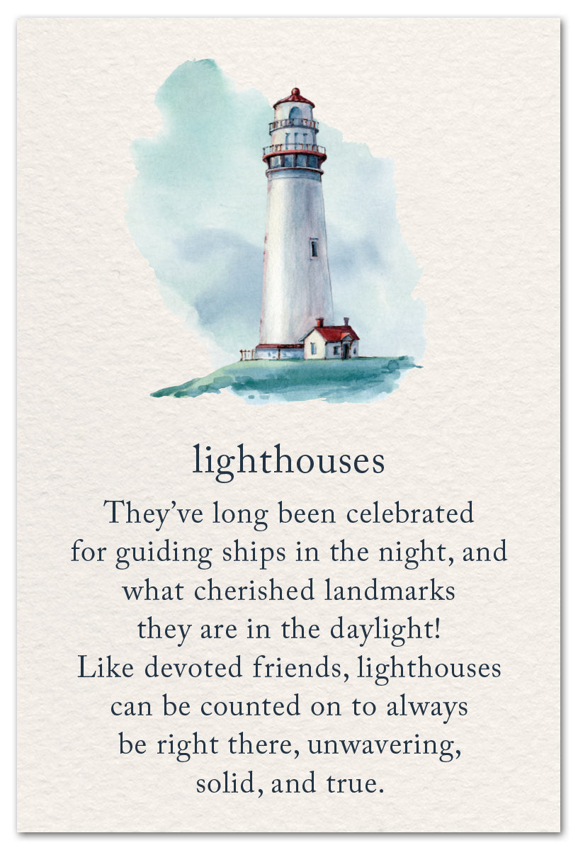 Lighthouses Friendship Card