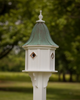 14” Octagon Bird Villa 4 Portal Patina Copper Bell Roof