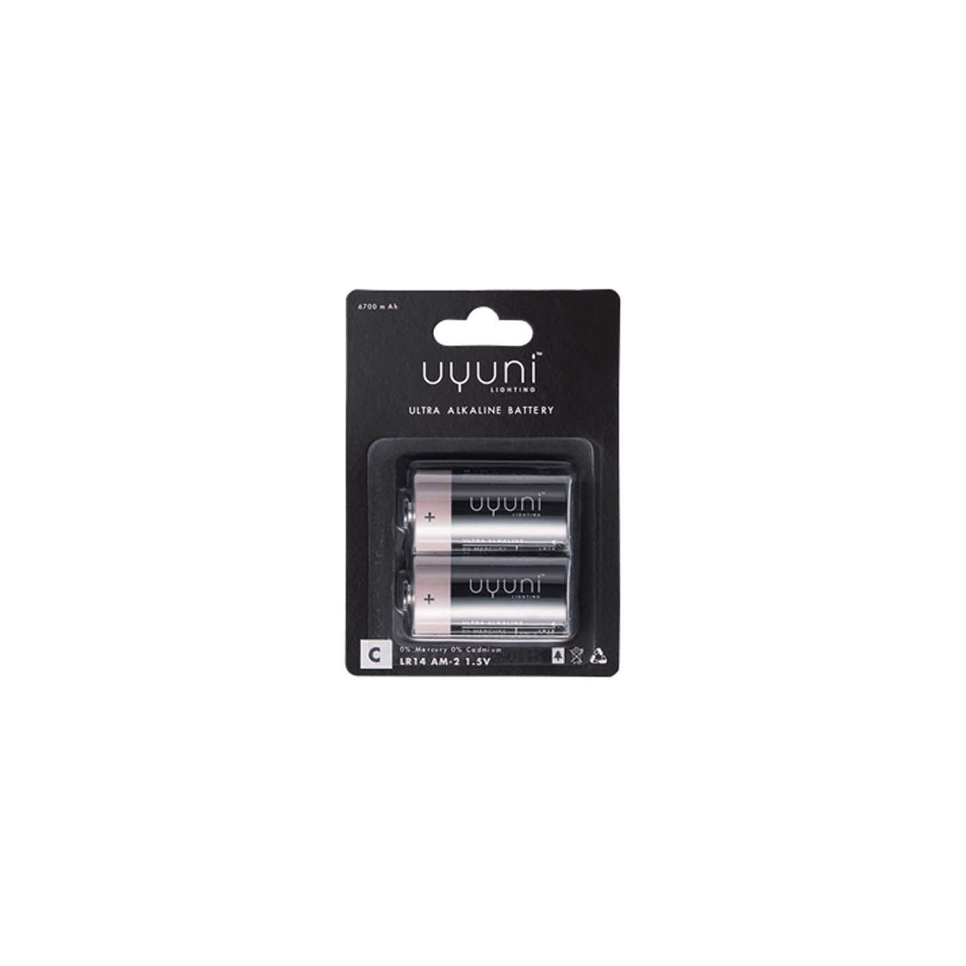 C Battery, 1,5V, 6700 mAh, 2-pack