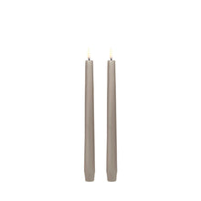 Load image into Gallery viewer, LED Taper Candle, Sandstone, Smooth
