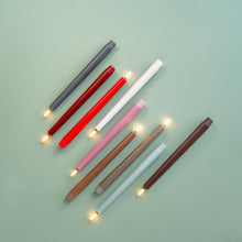 Load image into Gallery viewer, LED Taper Candle, Sandstone, Smooth
