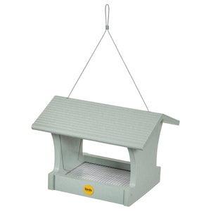 Recycled 3QT Hopper Feeder-GRN